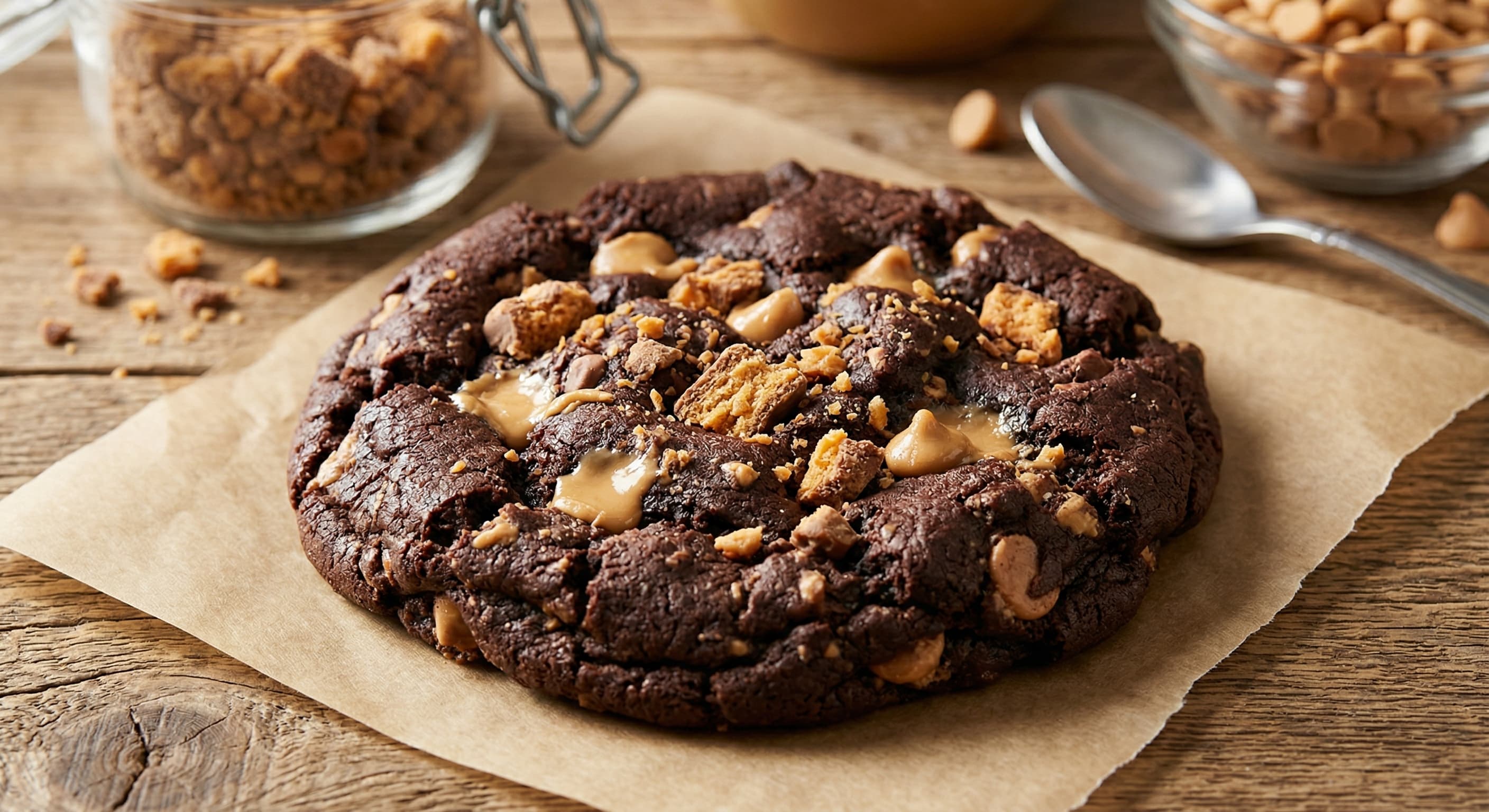Cocoa Peanut Crunch — Cookiekology Artisan Cookie